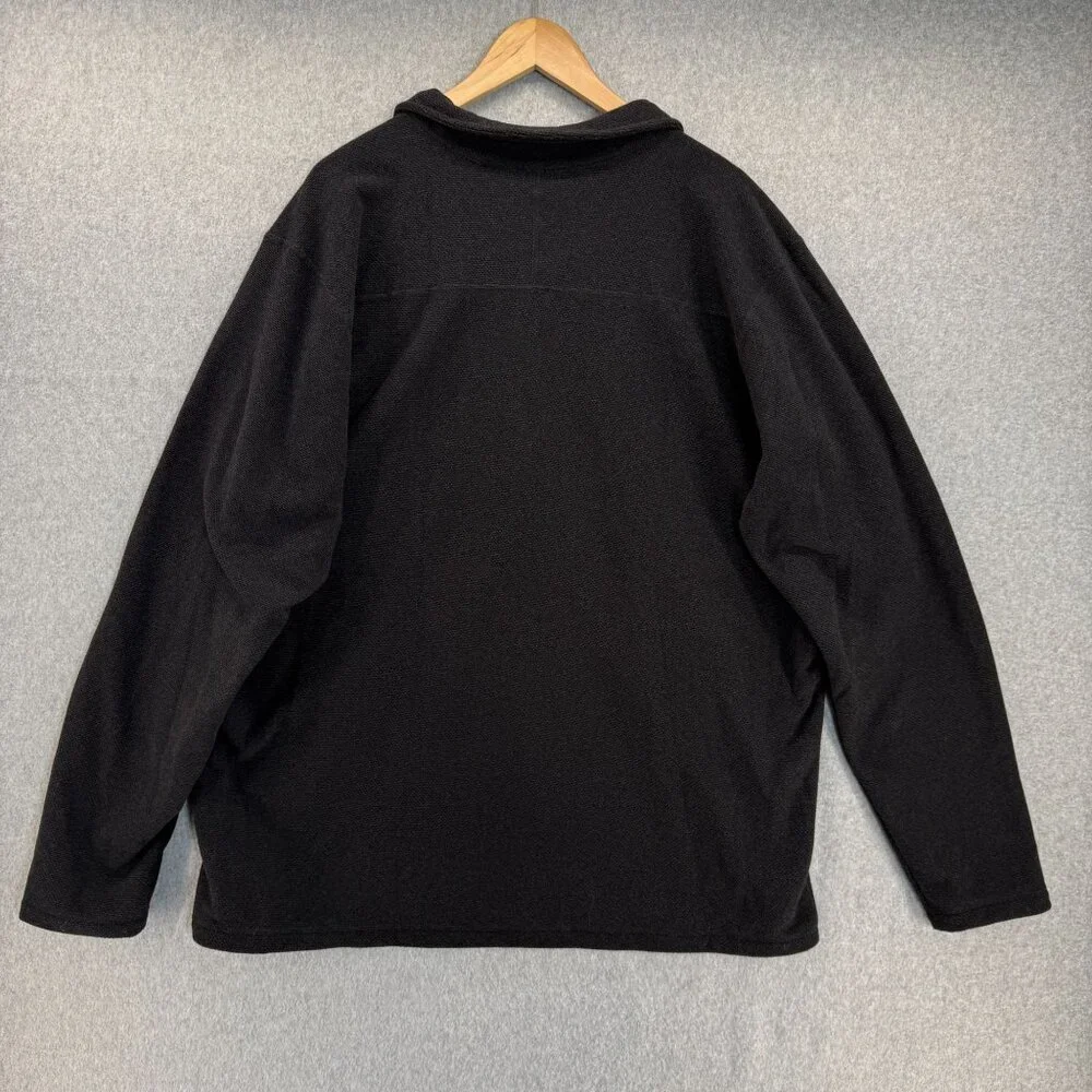 The North Face Mens XXL Black Fleece Pullover‎ 1/4 Zip Warm Casual Outdoor Layer